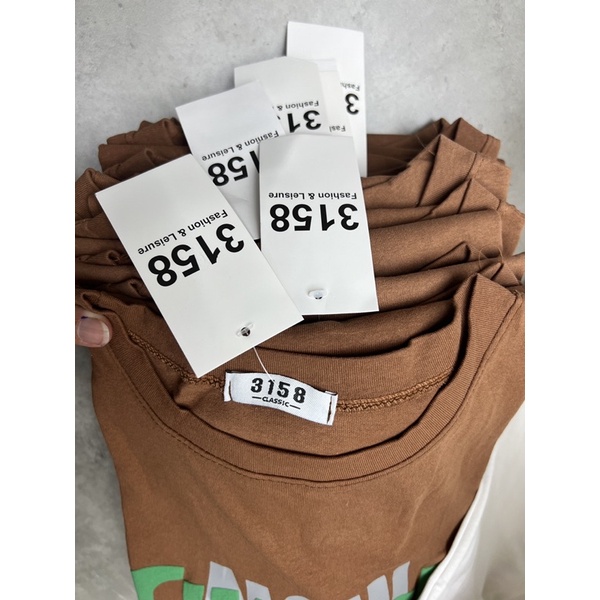Áo thun 3158 Quảng Châu ( nâu đất)