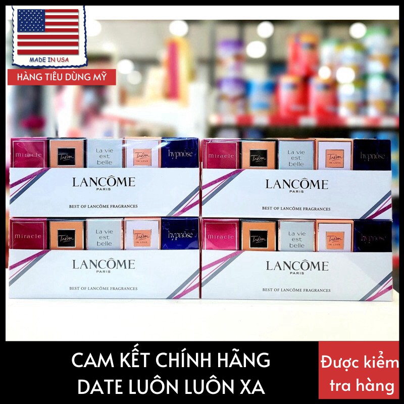 Set nước hoa Lancome 5 chai mini Chính Hãng Pháp