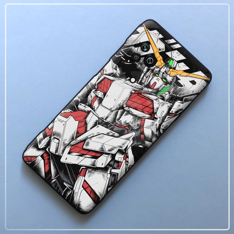 Ốp Điện Thoại Silicone Mềm Dạng Nhám Họa Tiết Gundam Illustration Cho Xiaomi Black Shark 5 5pro 4 4Pro