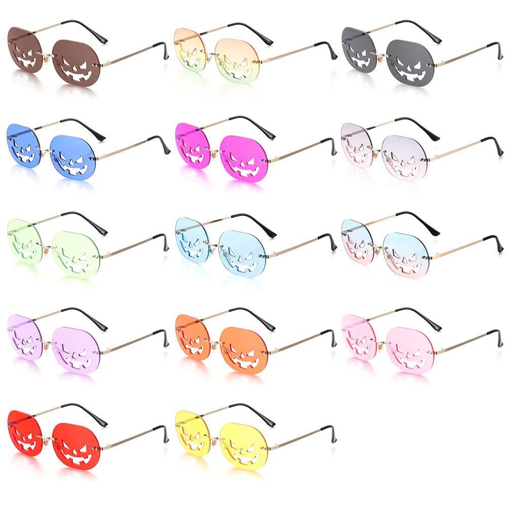 Kính Cắt Gọng Hình Bí Ngô Vui Nhộn Phong Cách Vintage