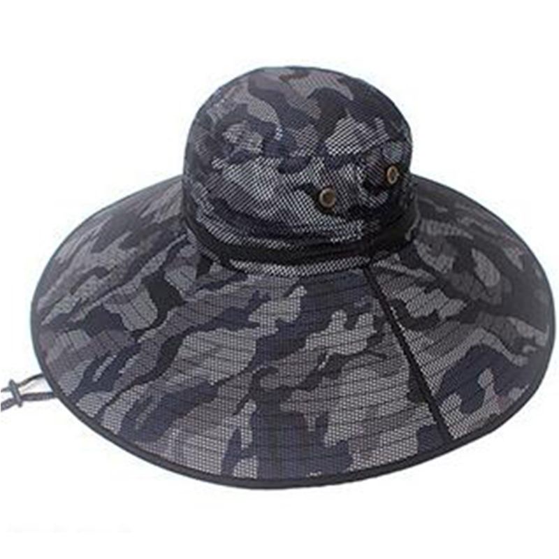 Nón Tai Bèo Rộng Vành Chống Nắng Tiện Dụng Cho Nam Nữ Đi Cắm Trại Leo Núi