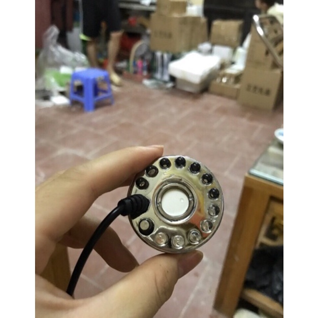 Máy tạo khói phun sương có đèn led thay đổi màu kèm nguồn