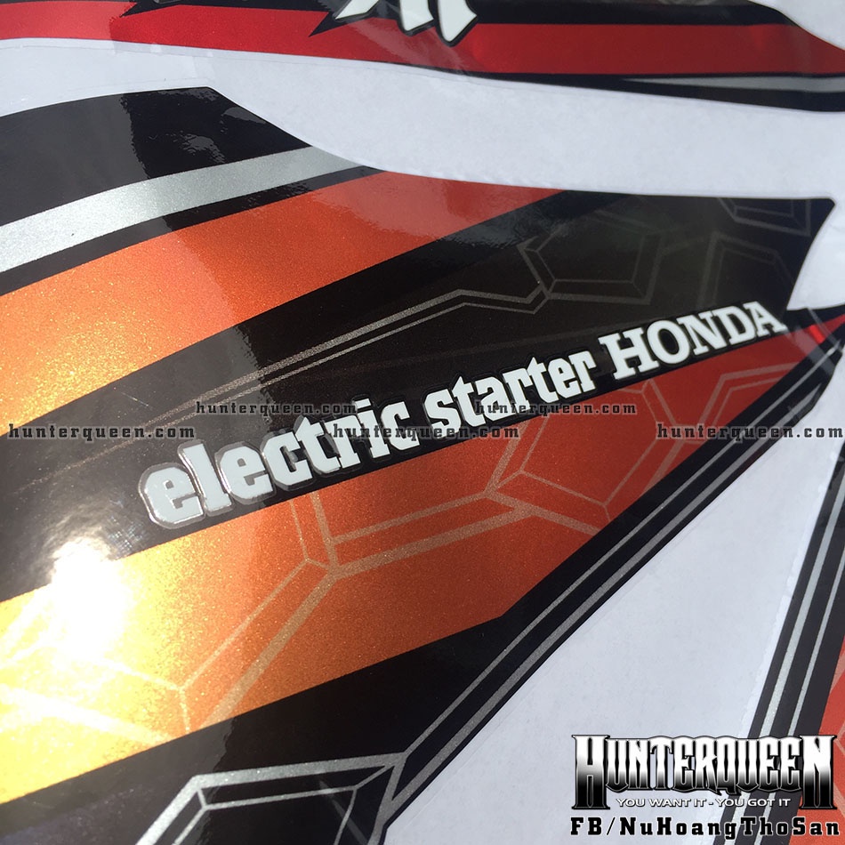 Tem ghép dán xe WAVE nhỏ đời đầu S110. Decal chất liệu candy cao cấp, ghép chữ nổi màu trắng không đụng hàng