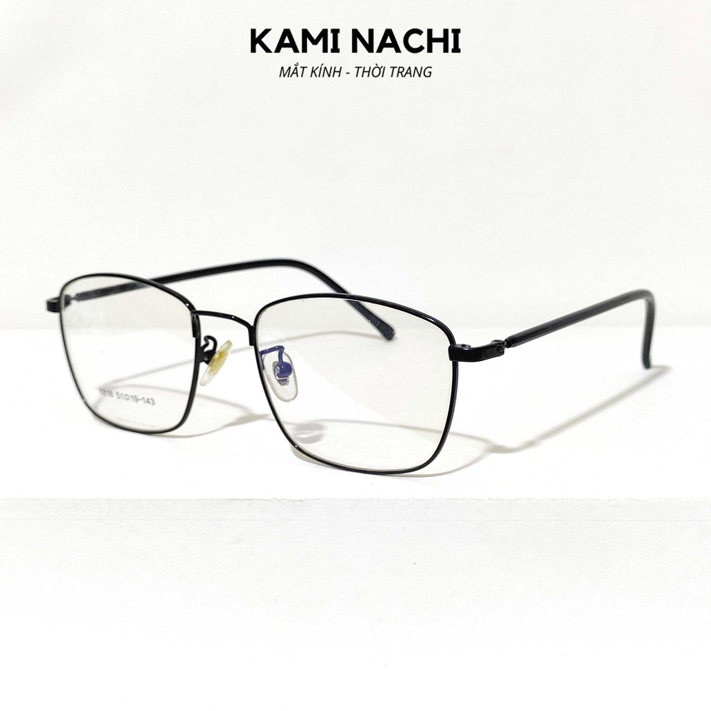 Gọng kính form vuông bầu, chất liệu kim loại Kami Nachi 8818 - Mắt kính thời trang
