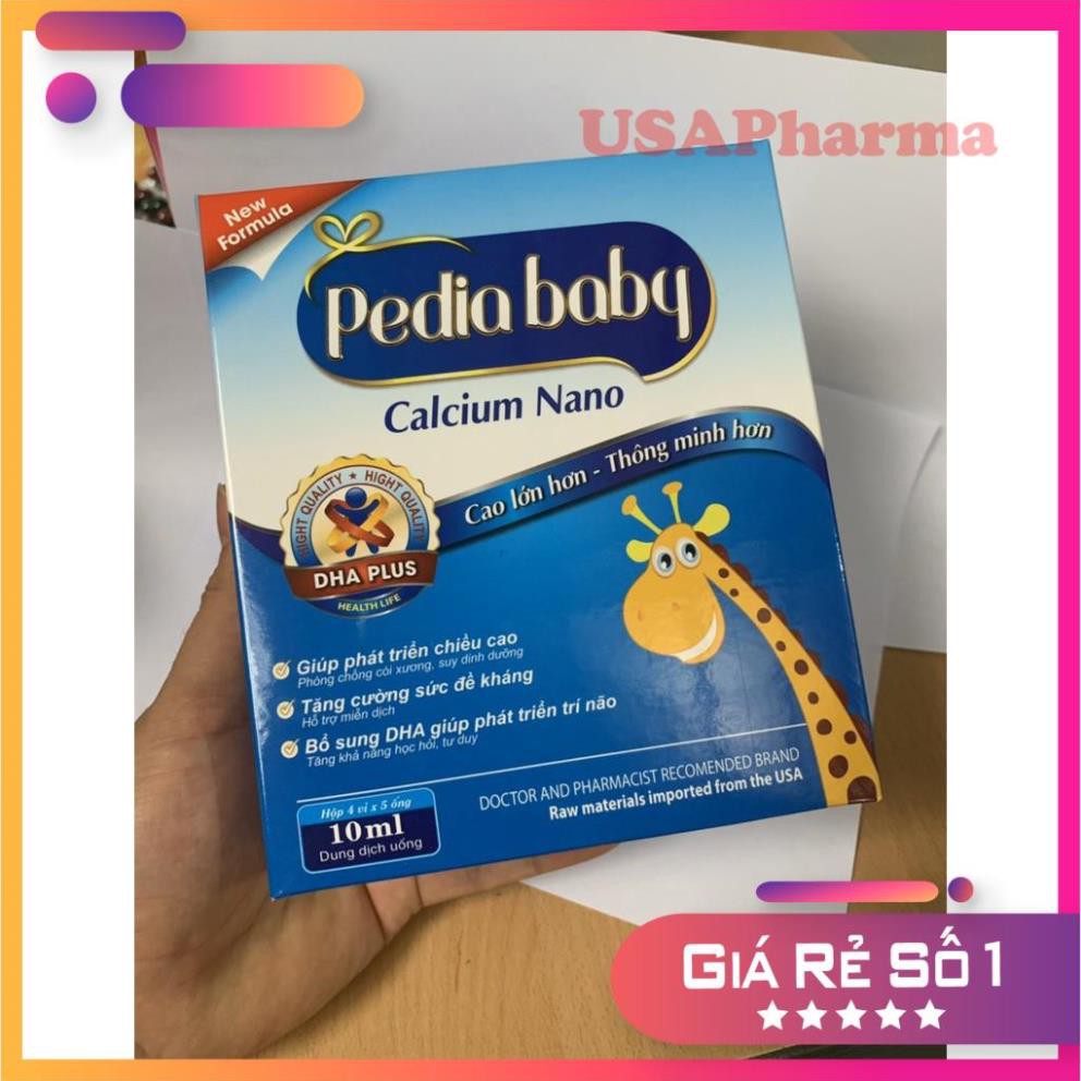 Siro Pedia baby calcium nano bổ xung canxi cho bé