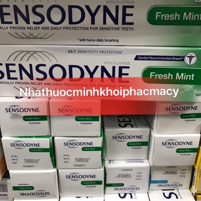 KEM ĐÁNH RĂNG SENSODYE FRESH MINT GIẢM Ê BUỐT (100gr)