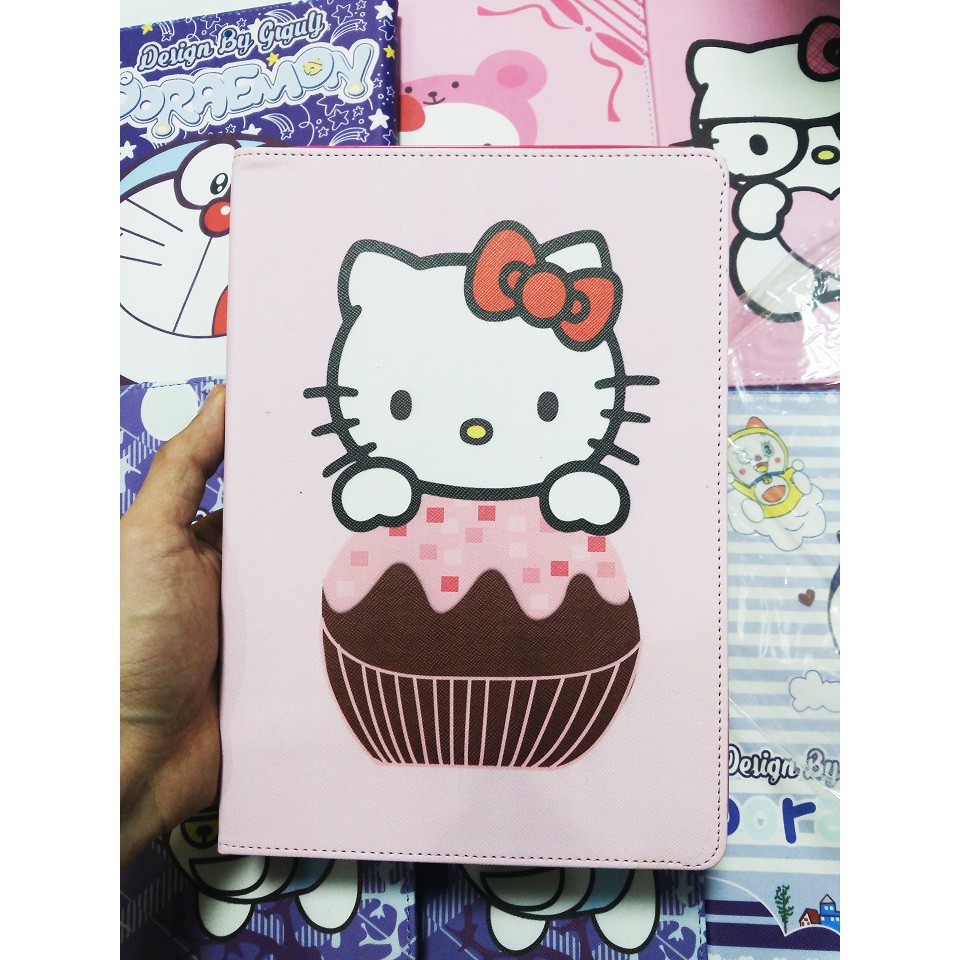 Bao da iPad mini 7.9inch (dùng chung mini1/2/3/4/5) Doraemon, Hello kitty khay lưng dẻo | BigBuy360 - bigbuy360.vn