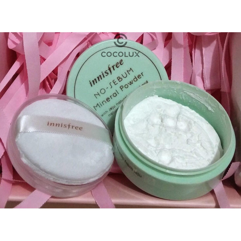 [CoCoLux] Phấn Phủ Kiềm Dầu Dạng Bột Innisfree No Sebum Mineral Powder