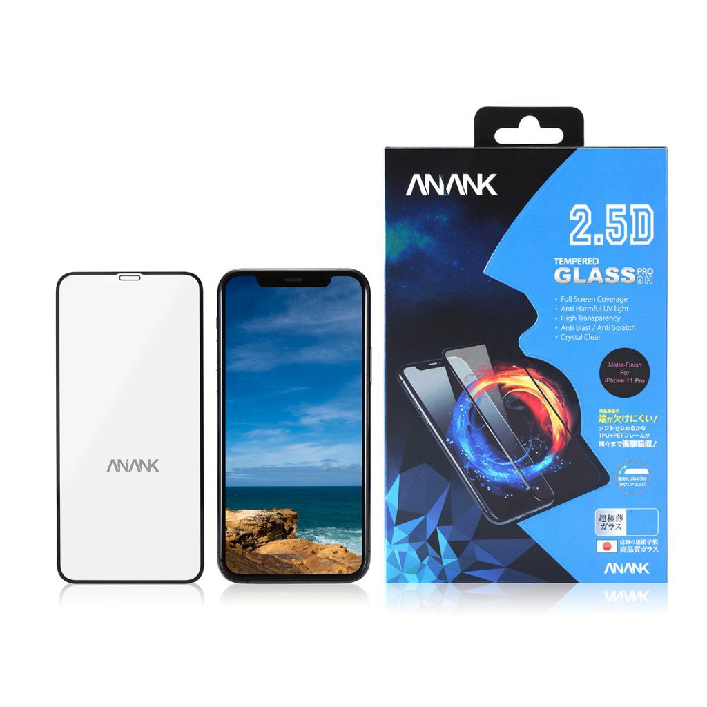 Kính Cường Lực Chống Vân Tay ANANK 2.5D Matte iPhone 12 Mini / 12 / 12 Pro / 12 Pro Max / 7 Plus / 8 Plus