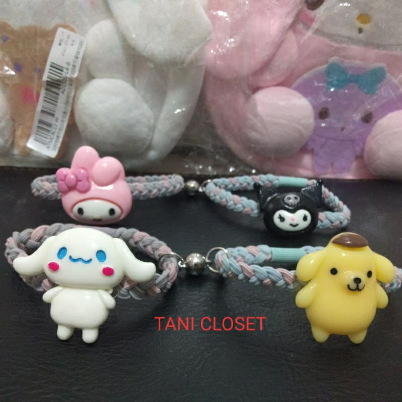Vòng đeo tay Sanrio Cinnamoroll Purin Kuromi Melody