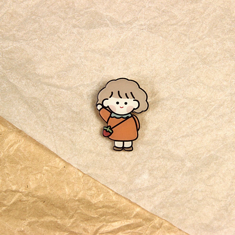 Ghim Cài Áo Kiểu Hoạt Hình Dễ Thương Cho Nữ