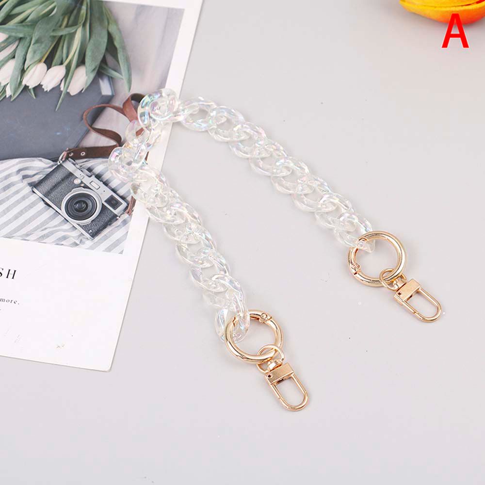 Chuỗi dây gắn điện thoại trong suốt chống rơi thiết kế mặt dây hình gấu xinh xắn DIY