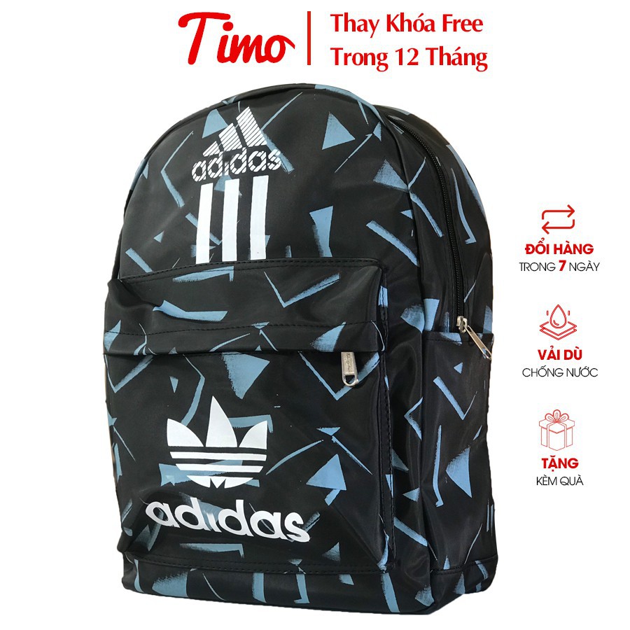 ™✐♂Balo nam đi học, Balo giá rẻ adidas,Cặp đi học thời trang thể thao nam nữ, đẹp chống nước họa tiết hình học ULZ0016