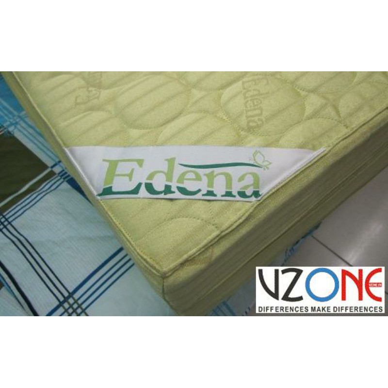 nệm bông ép 1m2x2mx10cm gấp 3 hàn quốc edena (vải trần gòn)