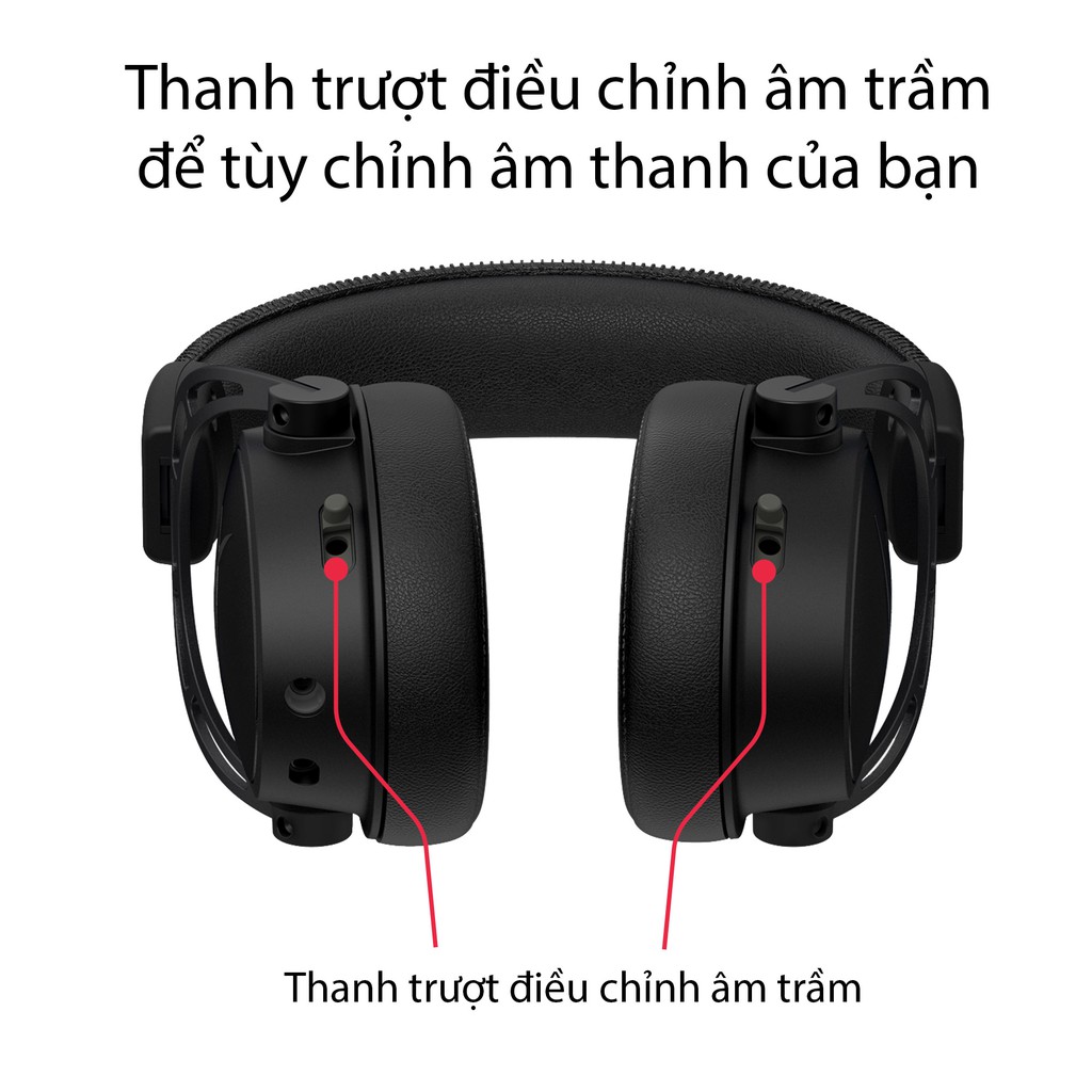 Tai nghe gaming HyperX Cloud Alpha S_HXHSCASBK/WW HXHSCASBL/WW Hàng Chính Hãng