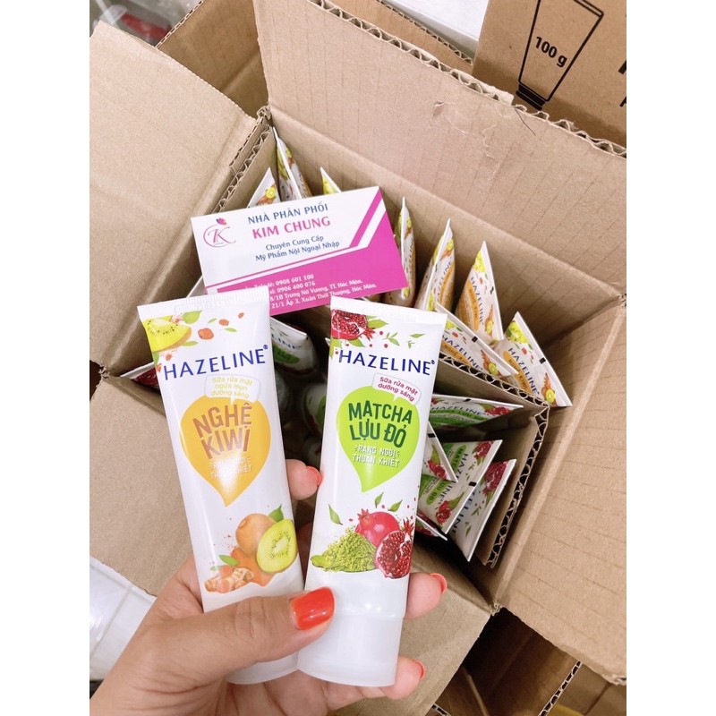 Sữa rửa mặt Hazelin (Nghệ kiwi, Matcha lựu đỏ) | BigBuy360 - bigbuy360.vn