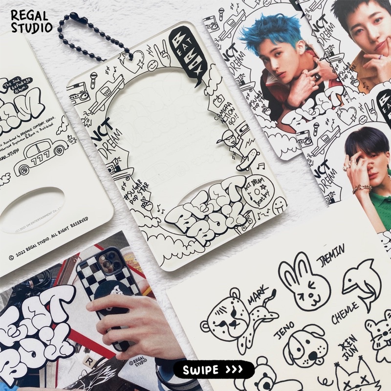 Bộ Hộp Đựng Thẻ Ảnh In Hình Nhóm Nhạc Nct Dream Beatbox