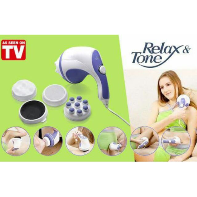 Máy massa Relax&amp;Tone, máy Đánh Tan Mỡ Bụng, Máy Massage Cầm Tay