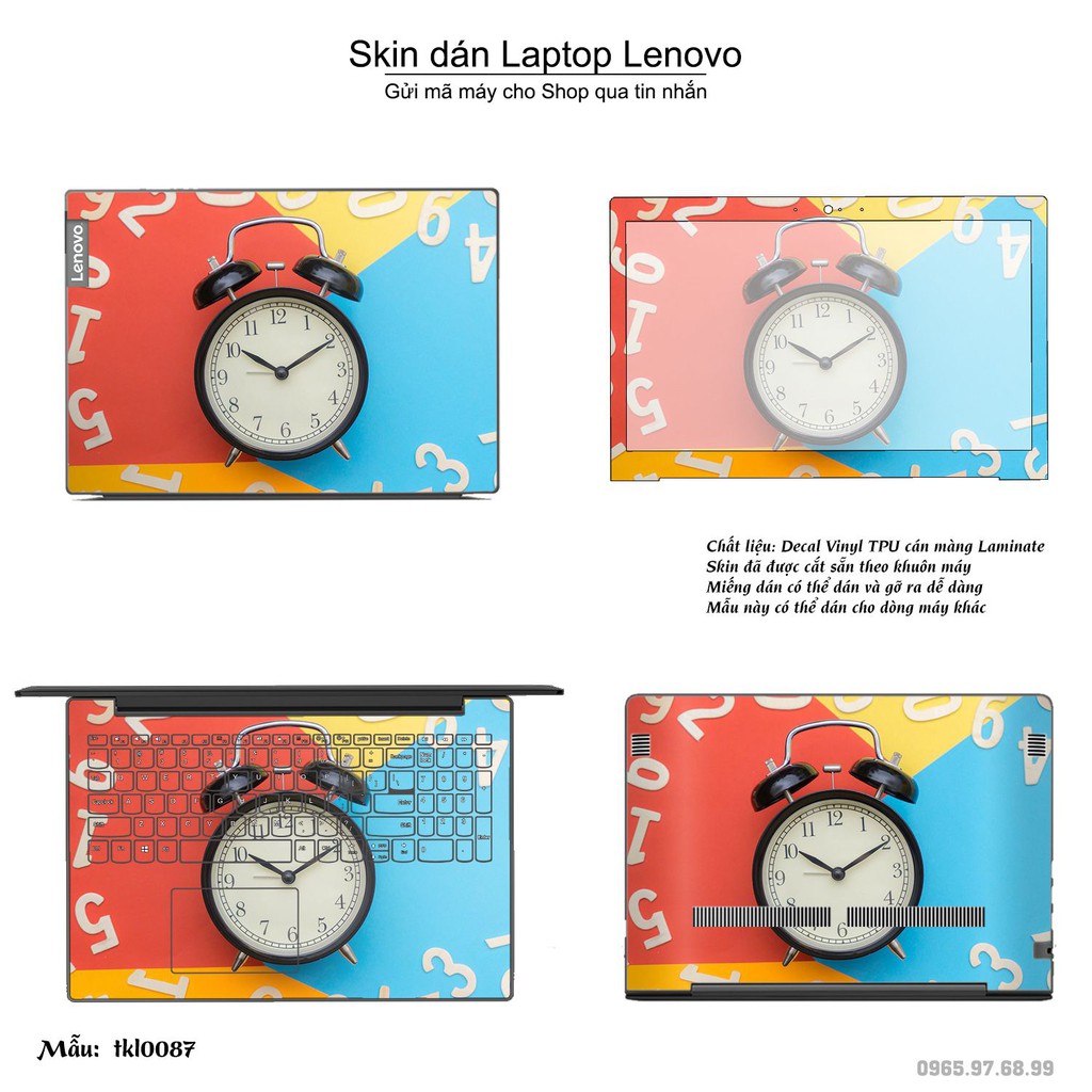 Skin dán Laptop Lenovo in hình thiết kế (inbox mã máy cho Shop)