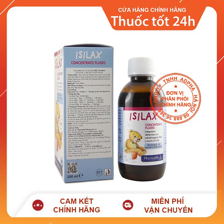 SALE ISILAX BIMBI - Thảo dược Châu Âu chống táo bón trẻ nhỏ SALE