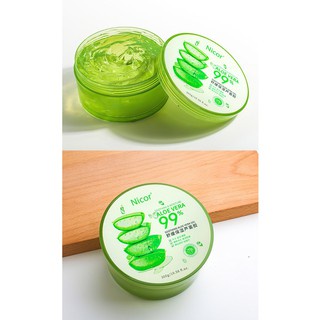 Gel nha đam lô hội Nicor Aloe Vera 99% 300ml dưỡng ẩm phục hồi da cháy nắng, se khít lỗ chân lông mặt nạ ngủ | BigBuy360 - bigbuy360.vn