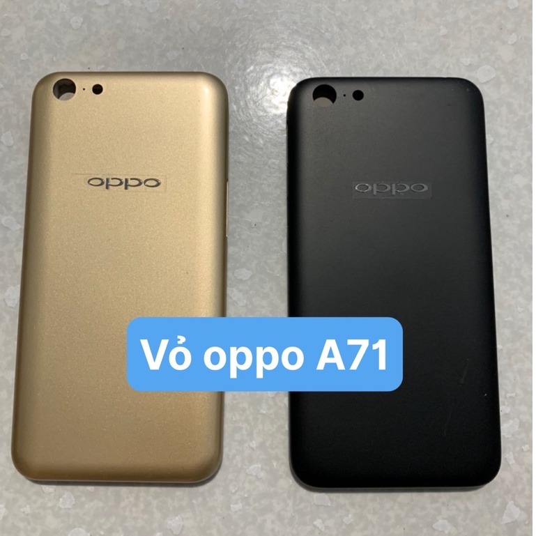 Bộ vỏ zin new Oppo A71 - gồm lưng, sườn và phím bấm