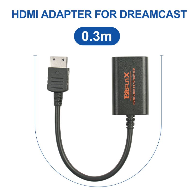 HDMI Adapter for Sega Dreamcast Consoles HDMI/HD-Link Cable