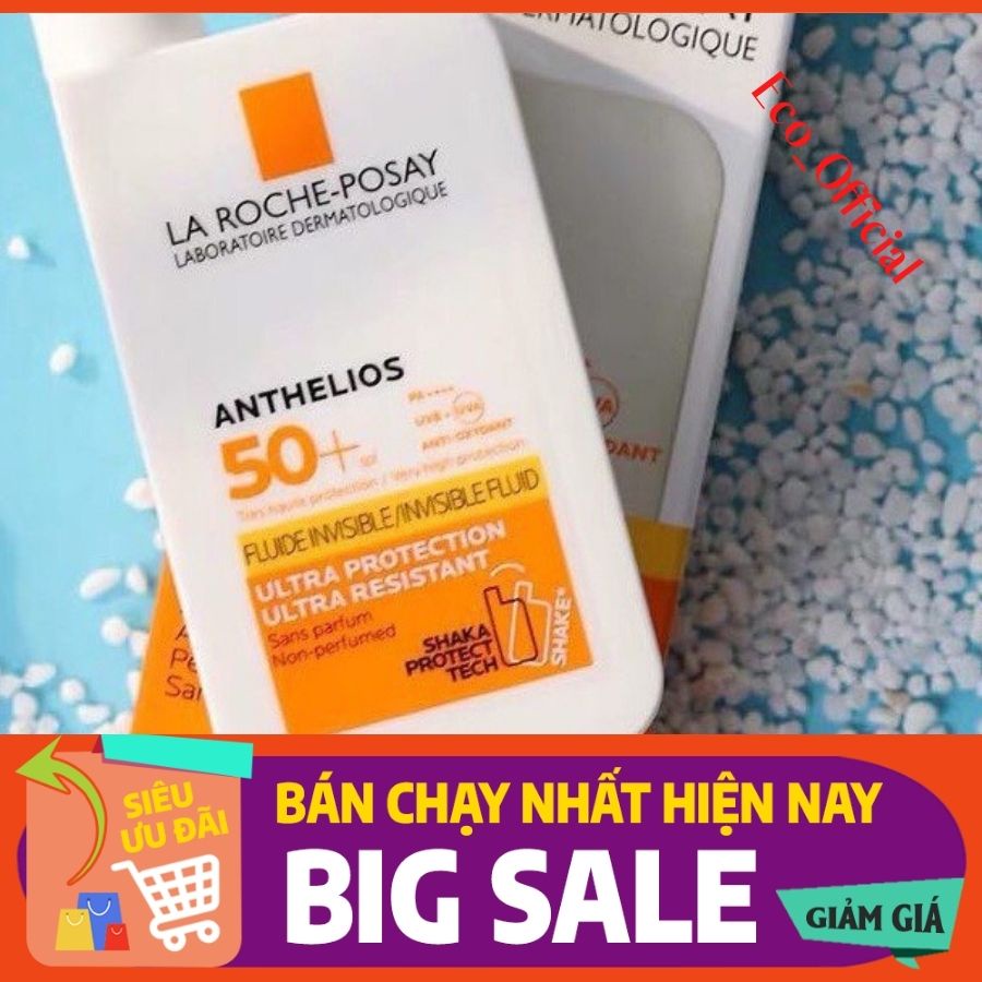 [ Hot Sale!!! Kem Chống Nắng La Roche Posay Anthelios Shaka Fluid Anti Shine Gel Cream 50ml