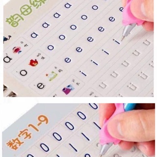 SET 3 QUYỂN TẬP TÔ TỰ BAY MỰC CHO BÉ TẶNG KÈM BÚT VÀ NGÒI