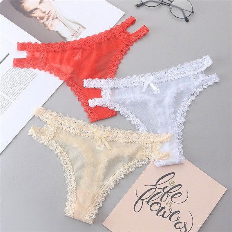 Quần Lót Ren Siêu Mỏng Thoáng Khí Gợi Cảm Cho Nữ