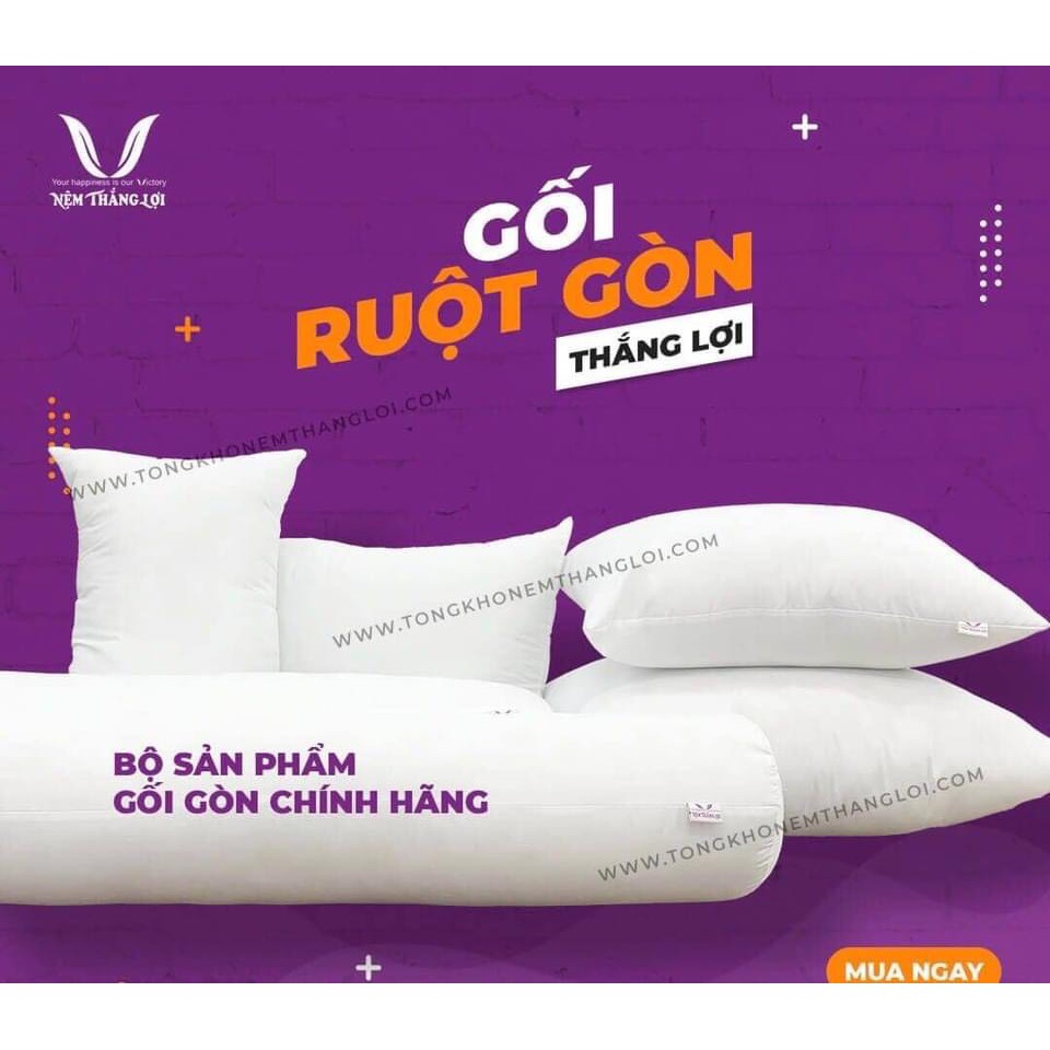 - Gối Bông Gòn Cao Cấp Thắng Lợi Đủ Size