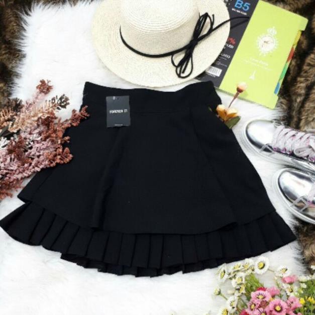 Chân váy sếp ly 2 tầng chất dày - có TÚI, có kèm quần vô cùng tiện lợi ( <52kg)