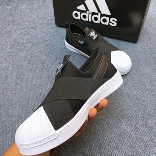 [Tặng hộp] Giày SuperStar slipon mũi sò nữ