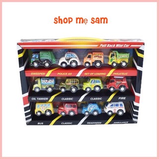 Set 12 ô tô mini đồ chơi cho bé tránh xa điện thoại [FREESHIP EXTRA] - ô tô đồ chơi chạy bánh đà cho bé!