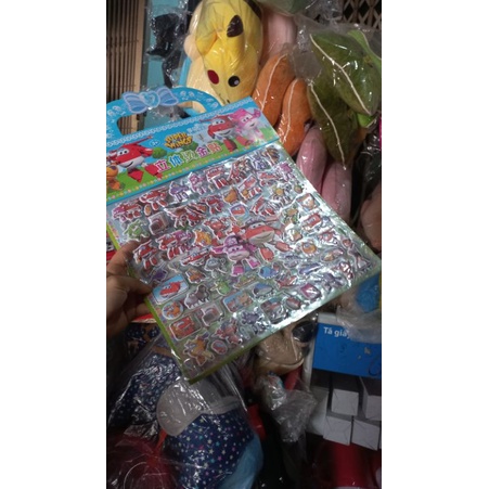 Hình dán 2 lớp đội bay siêu đẳng