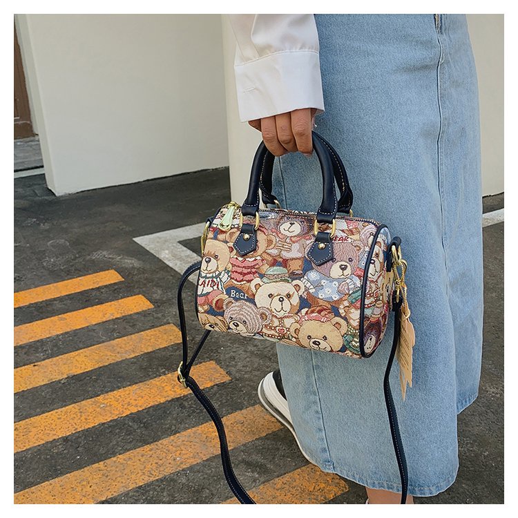 Túi Xách Boston Đeo Vai Kích Cỡ Lớn Phong Cách Thời Trang Mới Dành Cho Nữ