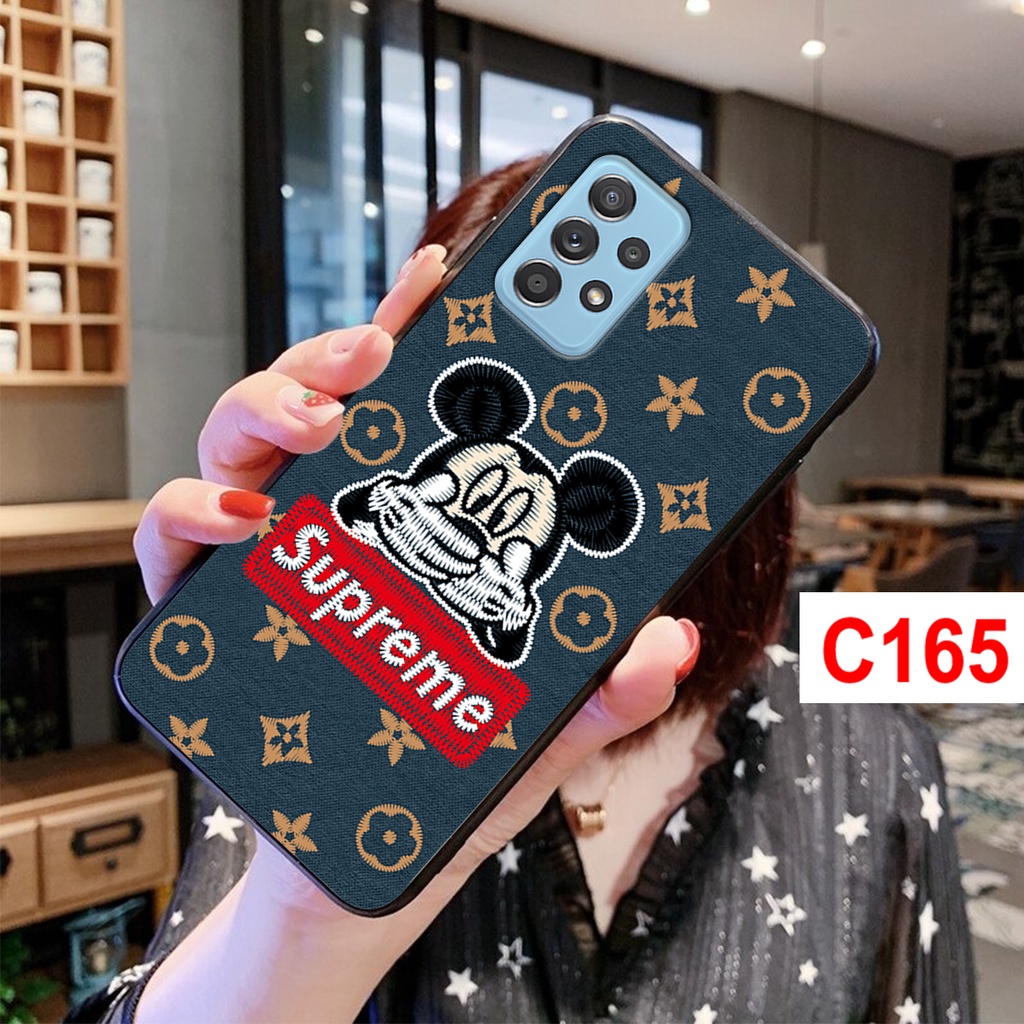 Ốp lưng Samsung A13 -  A23 - A33 - A32 - A52/A52s - A72 - A53 -  A73 in hình gấu bearbrick, Doremon Gucii,Mickey L.V