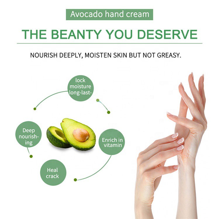 Kem dưỡng da tay Vitamin C, E Organic Shea Butter Repair Whitening Fruit Cream Hand