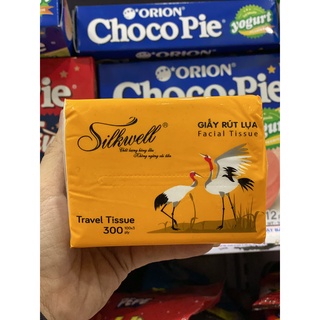Combo 2 Gói Giấy rút Silkwell Sếu 100 tờ x 3 lớp hàng cao cấp