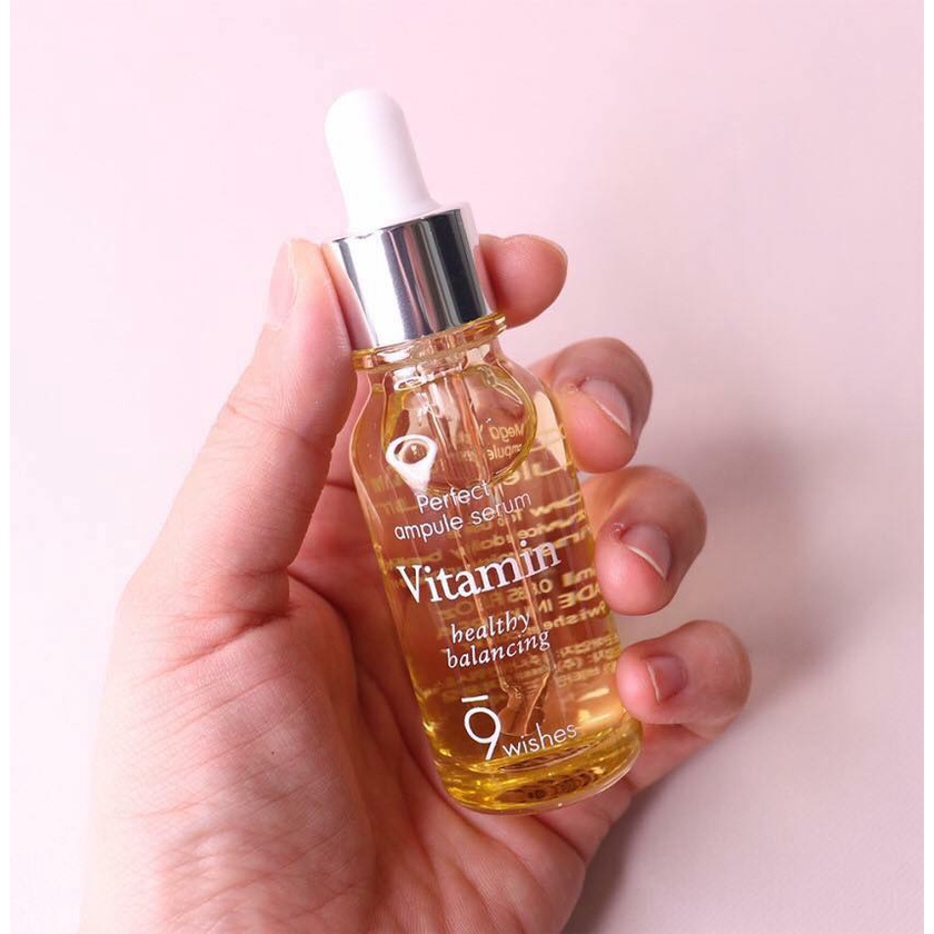 Tinh Chất Nuôi Dưỡng Da, Giảm Thâm, Chống Lão Hóa 9 Wishes Mega Vitamin Ampule Serum 25ml
