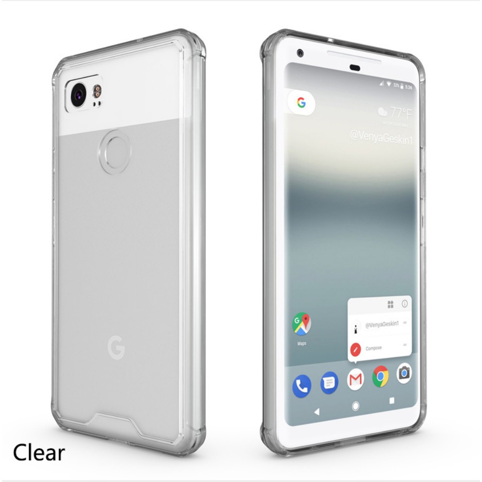 Ốp Google Pixel 6 Pro / 6 / 5 / 4a 5g / 4a / 4 XL / 4 / 3 XL / 3a XL / 3a / 2 XL / 2 chống sốc viền TPU lưng nhựa trong