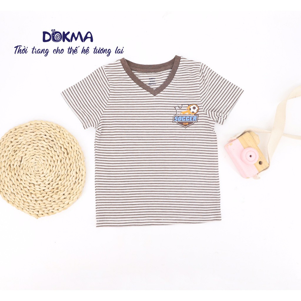 DMB296A Áo cổ tim cộc tay Dokma (9-36m)