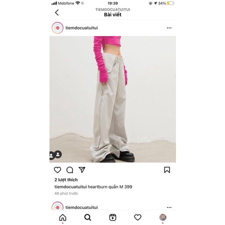 Quần heartburn sz M.