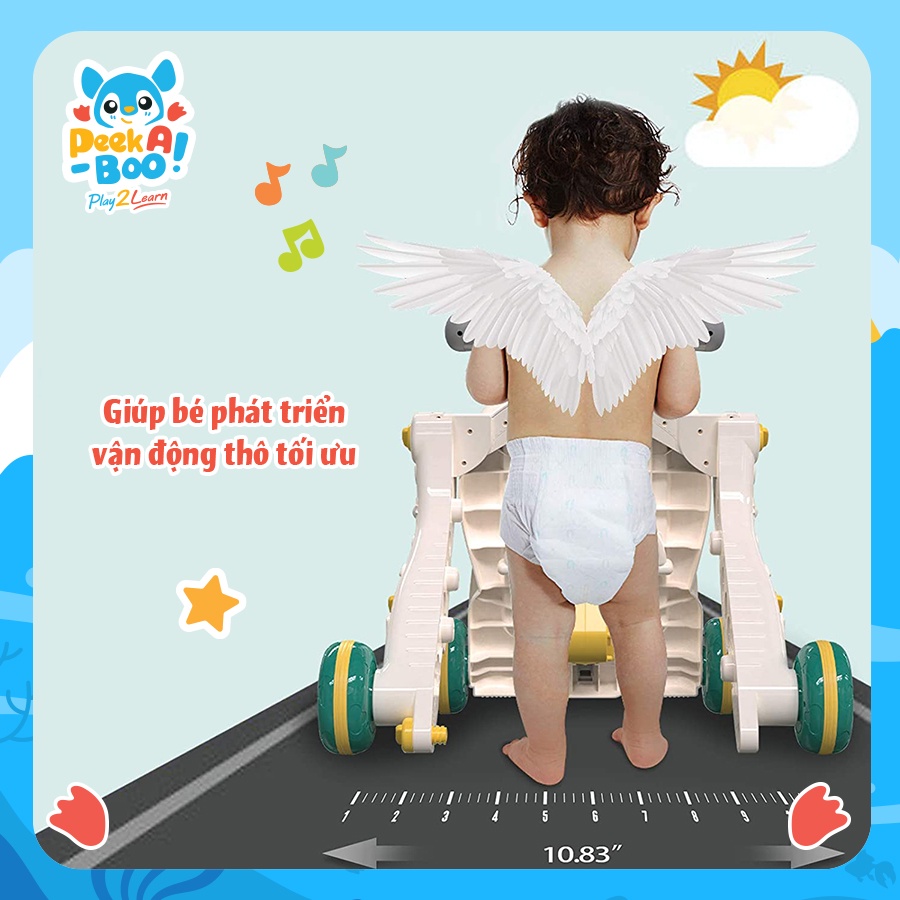 Đồ Chơi PEEK A BOO Xe Tập Đi 4 Trong 1 658