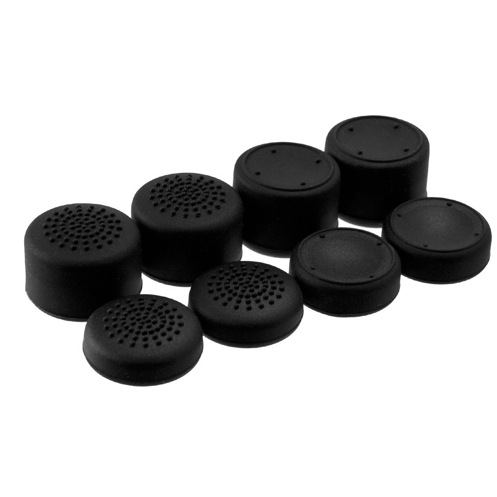 Gói 8 PCS Bộ điều khiển Analog Gamepad Nâng cao Chống trượt Ngón tay cái Tay cầm Thumbsticks Nắp đậy Cần điều khiển cho PS4, PS3, PS2, Switch Pro, Xbox one, Xbox 360, Bộ điều khiển Wii U