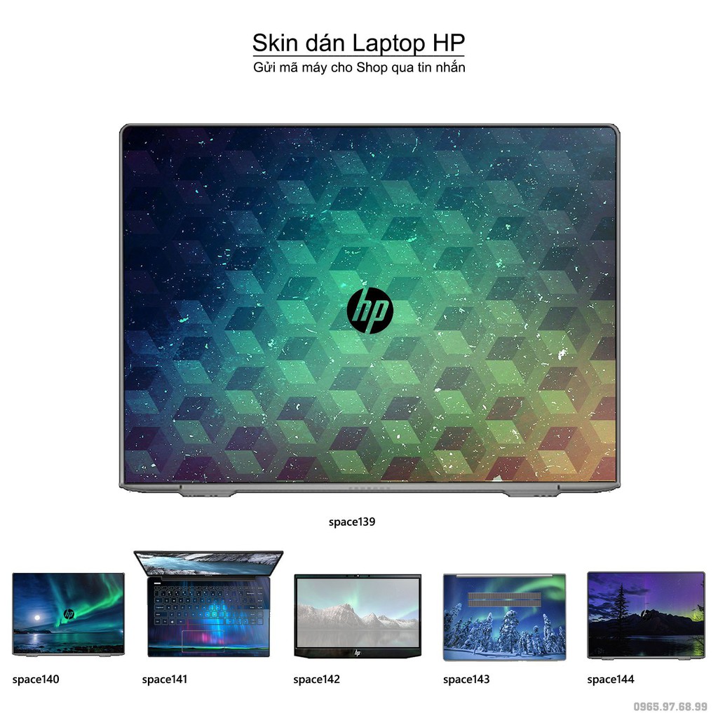 Skin dán Laptop HP in hình không gian _nhiều mẫu 24 (inbox mã máy cho Shop)