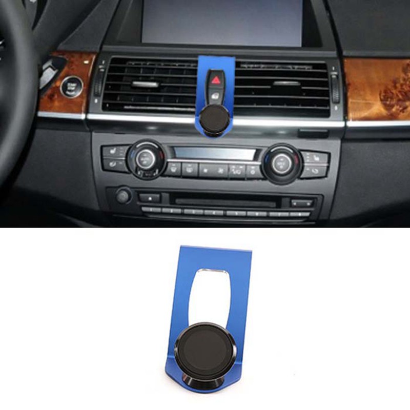 Aluminum Alloy  Holder Avigation Bracket Interior Car Accessories For-BMW X5 E70 2007-2013 X6 E71 2008-14