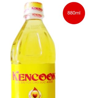 Dầu ăn Kencook Chai 880ml