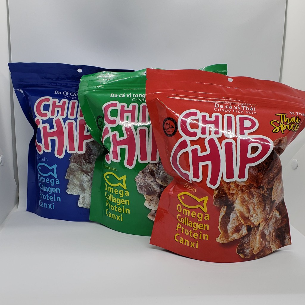 Thùng Da Cá Chiên Giòn 3 Vị
