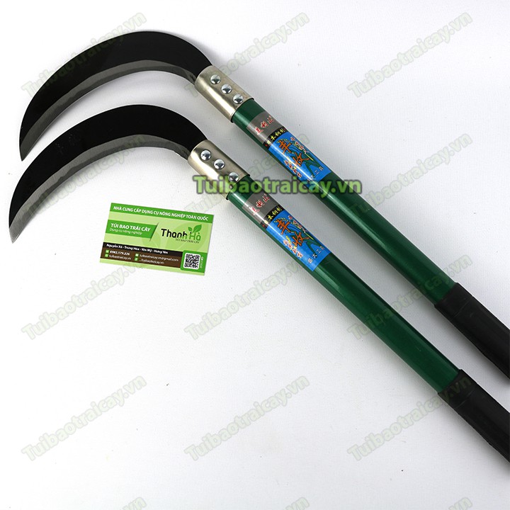 Liềm phát cỏ cán nhôm dài 40cm - D30